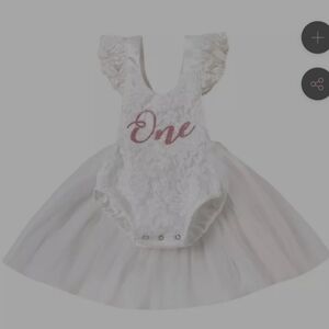 Babies 1st Birthday outfit.